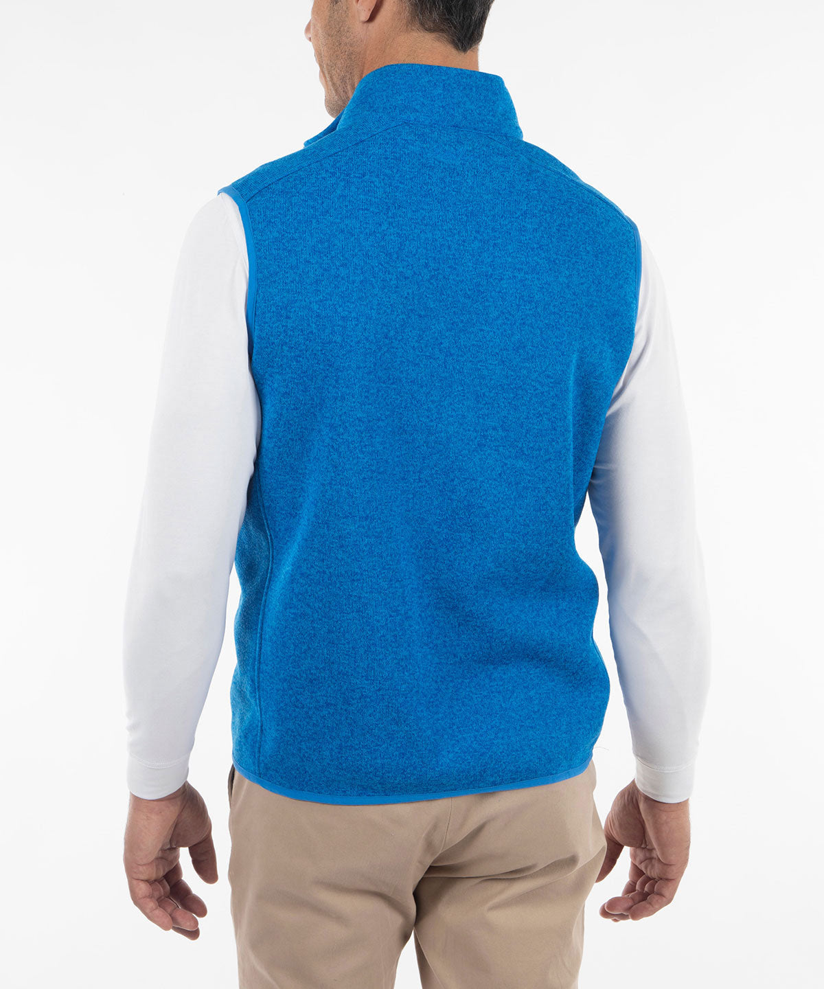 123rd U.S. Amateur Men&#39;s Bobby Jones Heathered Full Zip Fleece Vest