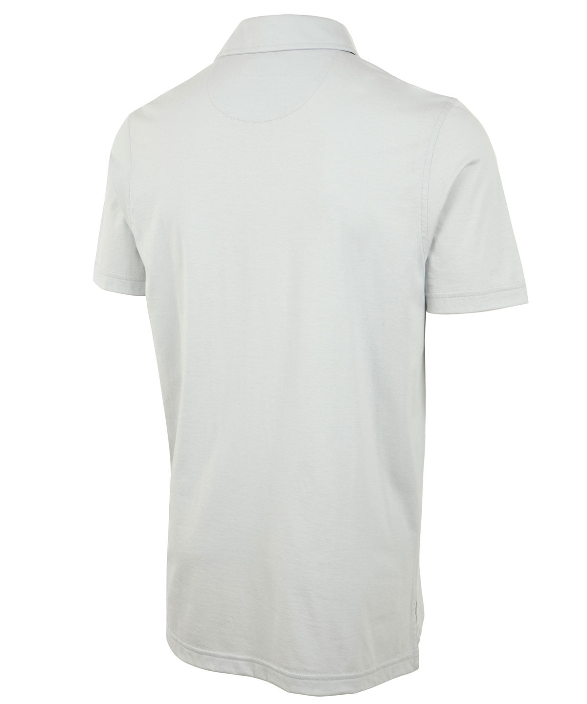 Ultra-Light Peruvian Cotton Two-Button Short-Sleeve Polo Shirt