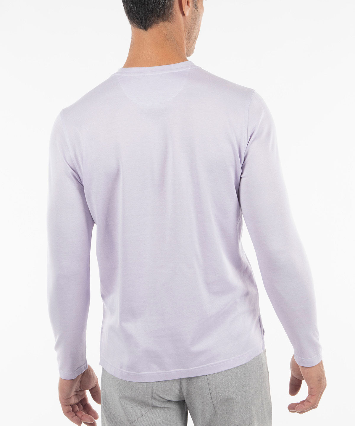 Signature Cotton Knit Long-Sleeve Cabana Tee Shirt
