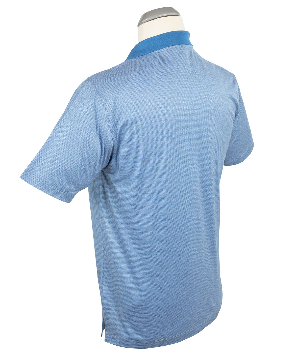 Heritage Luxe Italian Cotton Textured Birdseye Polo Shirt