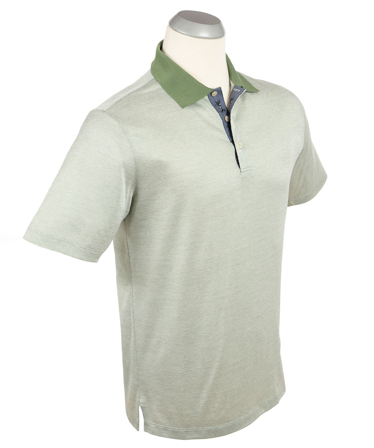 Heritage Luxe Italian Cotton Melange Polo Shirt