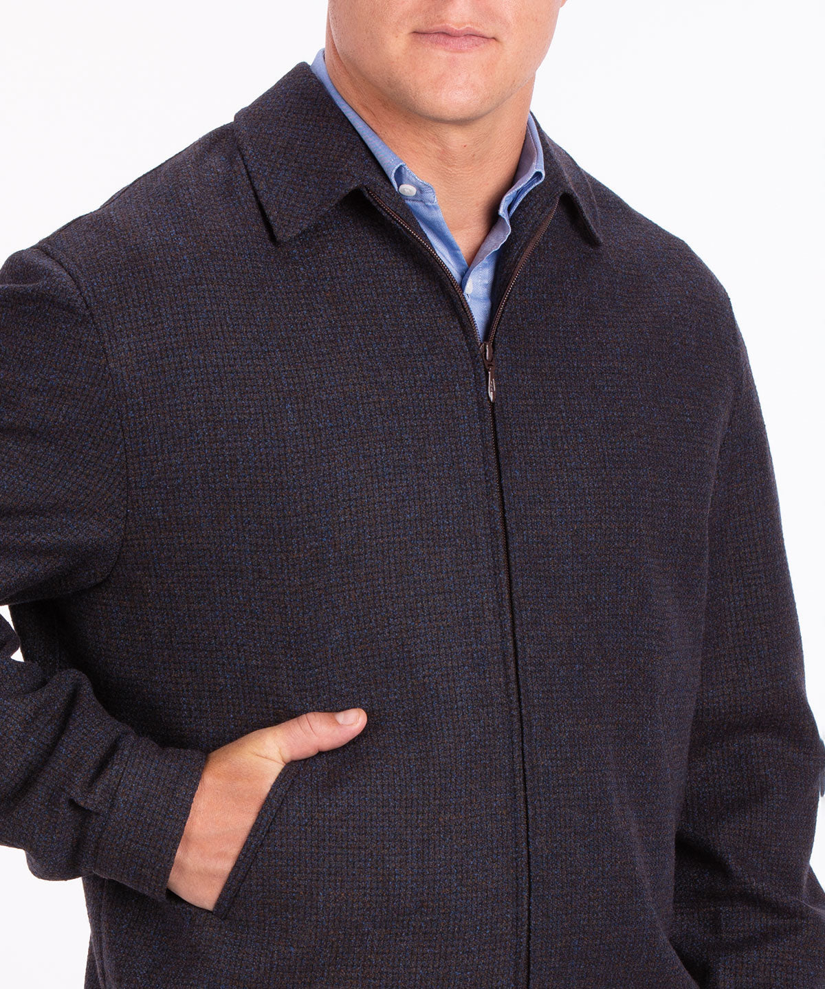 Signature Wool Blend Blouson Jacket