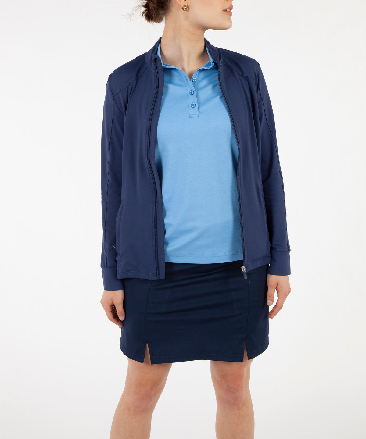 Women&#39;s Tech Solid Full-Zip Jacket